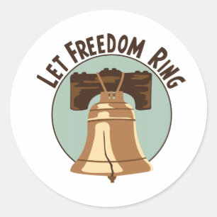 Sticker Rond Ring Liberty Freedom