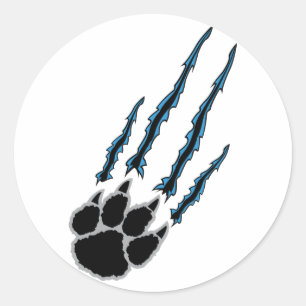 Sticker Rond Rip à pois