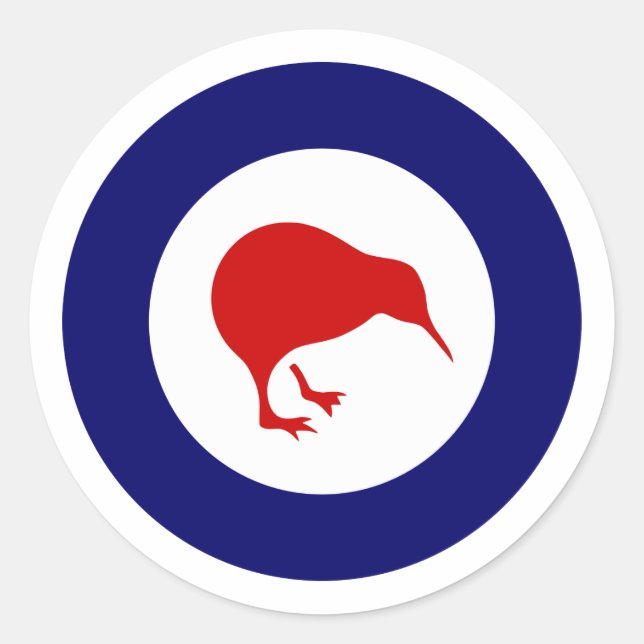 Sticker Rond Rnzaf roundel, Nouvelle-Zélande (Devant)