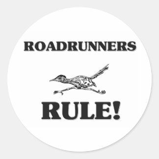 Sticker Rond ROADRUNNERS Règle !