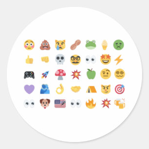 Sticker Rond Roaring Kitty 35 Timeline Emoji GME MOASS DFV mème