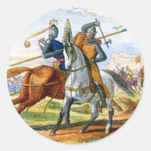 Sticker Rond Robert the Bruce tue sir Henry Bohum