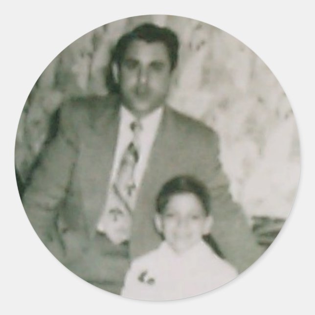 Sticker Rond Robert & unc (Devant)