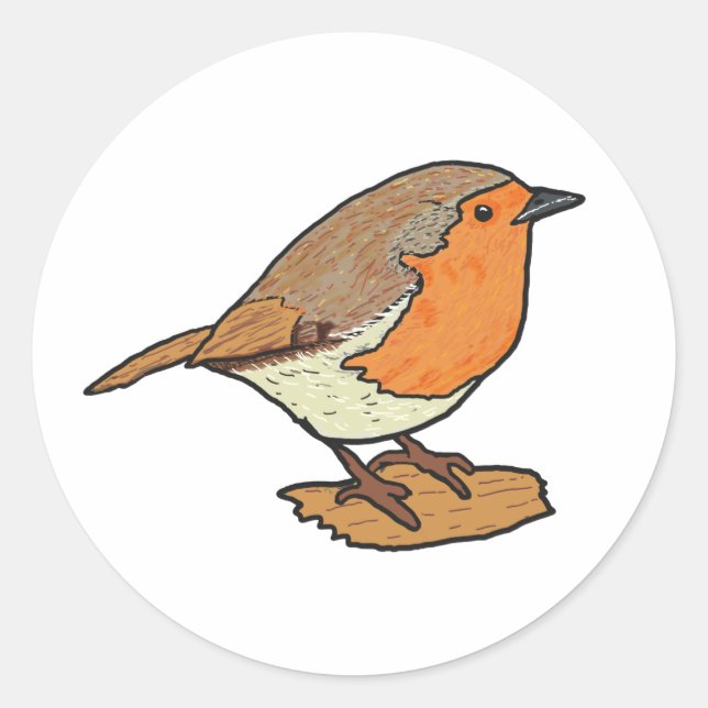 Sticker Rond Robin (Devant)
