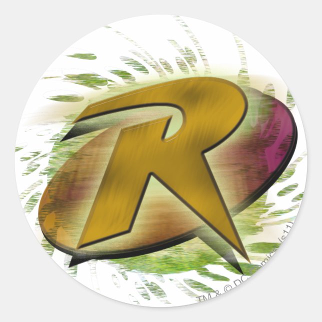Sticker Rond Robin -R (Devant)