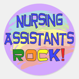 Sticker Rond ROCHE d'assistants de soins