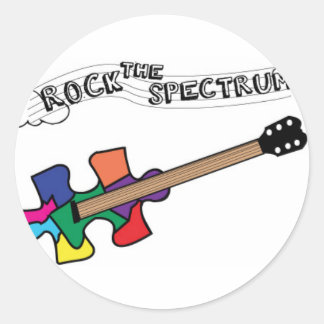Sticker Rond Rocher le logo Spectrum