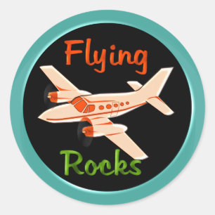 Sticker Rond Roches de vol