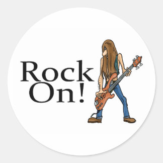 Sticker Rond Rock