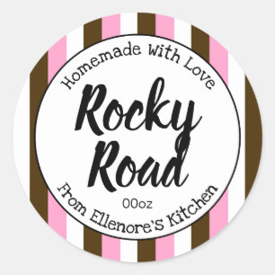 Sticker Rond Rocky Road