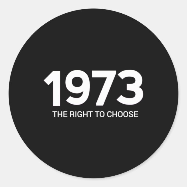Sticker Rond Roe vwadepro choice the Right to choose  (Devant)