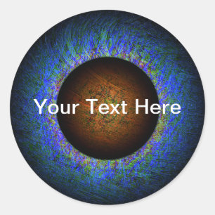 Sticker Rond Rogue Planet - Personnalisable