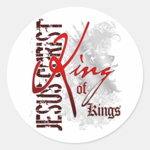 Sticker Rond Roi des rois