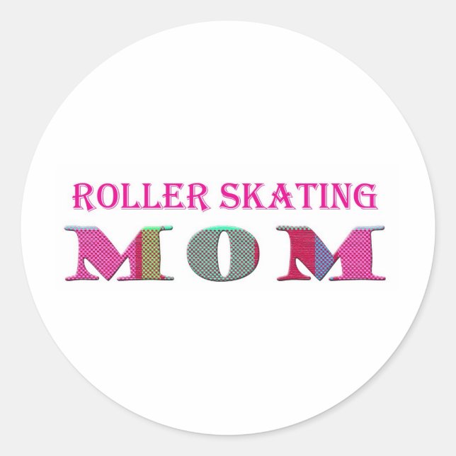 Sticker Rond RollerSkatingMom (Devant)