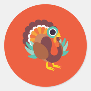Sticker Rond Rollo la Turquie