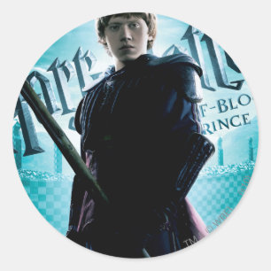 Sticker Rond Ron Weasly