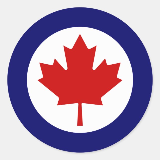 Sticker Rond Rondel canadien (Devant)