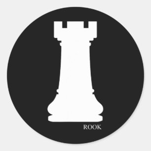 Sticker Rond Rook Chess Piece Group Costume Chess Club Chess Bo