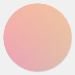 Sticker Rond Rose