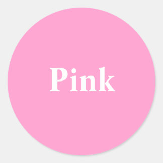 Sticker rond rose