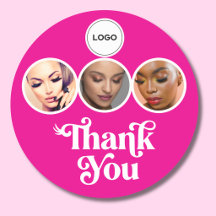 Rose Chaud 3 Photo Lash Tech Logo Merci