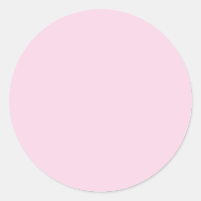 Sticker Rond Rose clair (Devant)