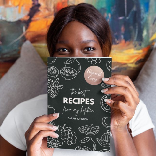 Sticker Rond Rose Gold Metallic Foil Photo Signé Copie (Signed copy stickers for your local bookstore.)