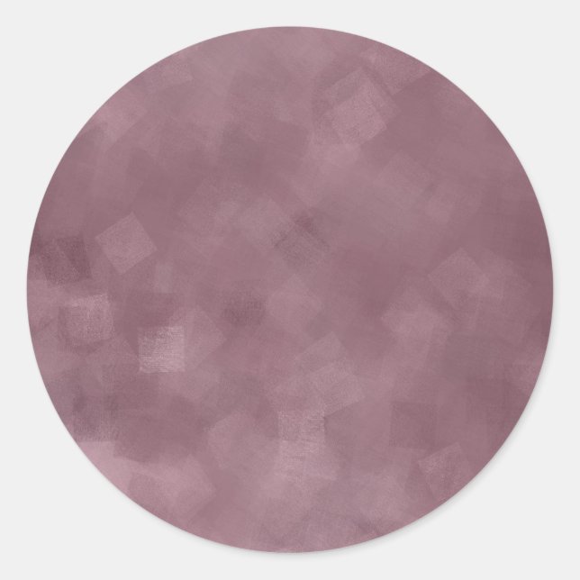 Sticker Rond Rose Gold Modèle Vierge Ajoutez Votre Texte Élégan (Devant)