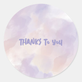 Sticker Rond Rose - Violet Saint-Valentin