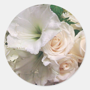 Sticker Rond Roses de Love Lilies of Life_