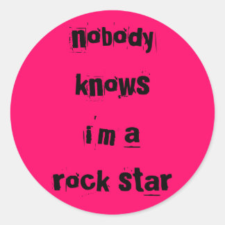 Sticker Rond roses indien d'autocollant de vedette du rock