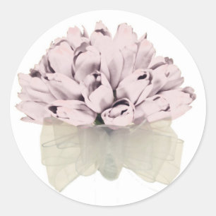 Sticker Rond Roses roses ~