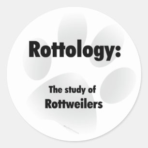Sticker Rond Rottieology