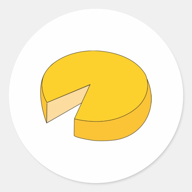 Sticker Rond Roue au fromage (Devant)