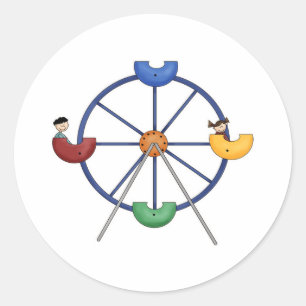 Sticker Rond Roue de Ferris