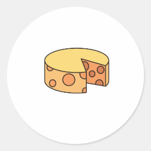Sticker Rond roue de fromage
