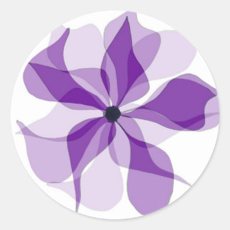 Sticker Rond Roue pourpre