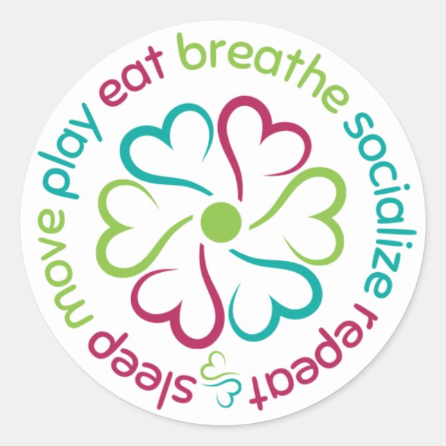 Sticker Rond Roue Wellness (Devant)