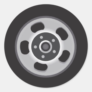 Sticker Rond Roues mag