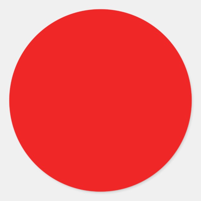 Sticker Rond Rouge arc-en-ciel (Devant)