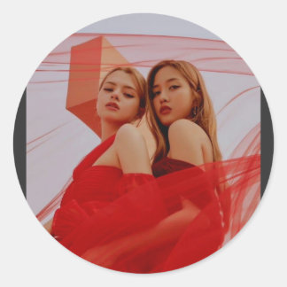 Sticker Rond Rouge Freenbecky