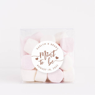 Sticker Rond Rouille Monnaie à être personnalisée mariage Fav