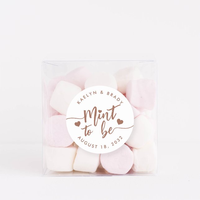 Sticker Rond Rouille | Monnaie à être personnalisée mariage Fav (Créateur téléchargé)