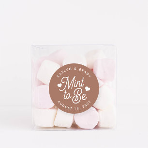 Sticker Rond Rouille Monnaie à être personnalisée mariage Fav