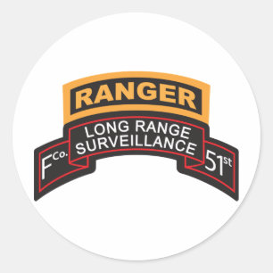 Sticker Rond Rouleau de l'infanterie LRS de F Co