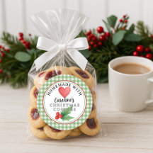 Rouleau d'étiquettes pour biscuits de Noël faits m