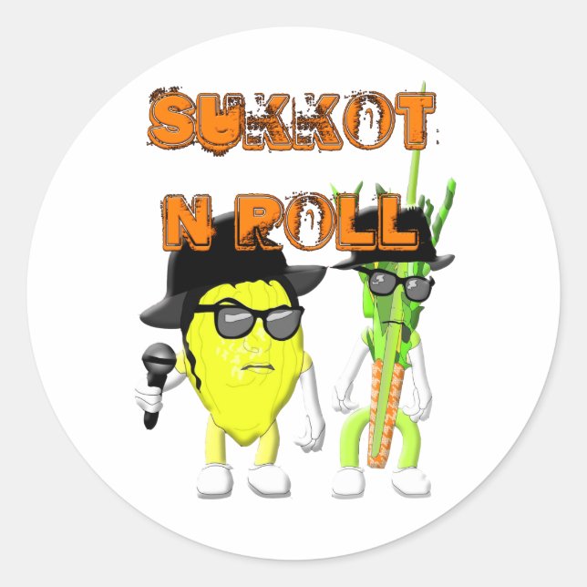 Sticker Rond ROULEMENT SUkkOT N (Devant)