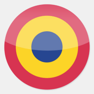 Sticker Rond roumanie