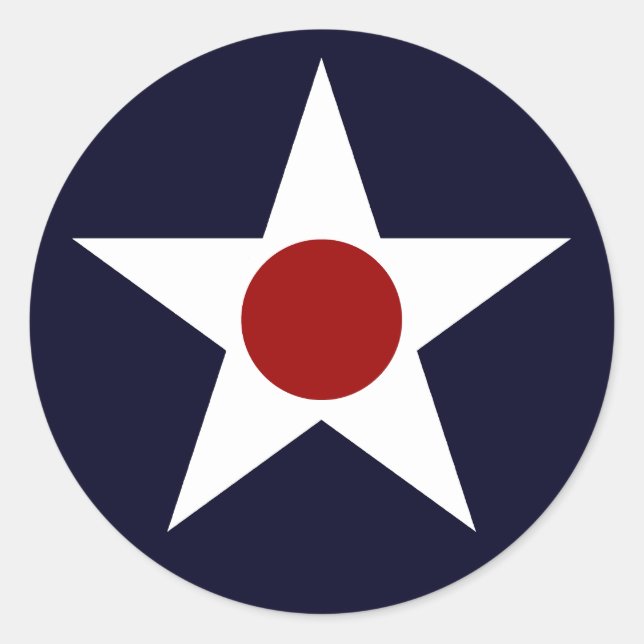 Sticker Rond Roundel d'aéronef militaire américain - 241102-K (Devant)