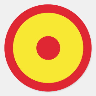Sticker Rond Roundel de l'armée de l'air espagnole
